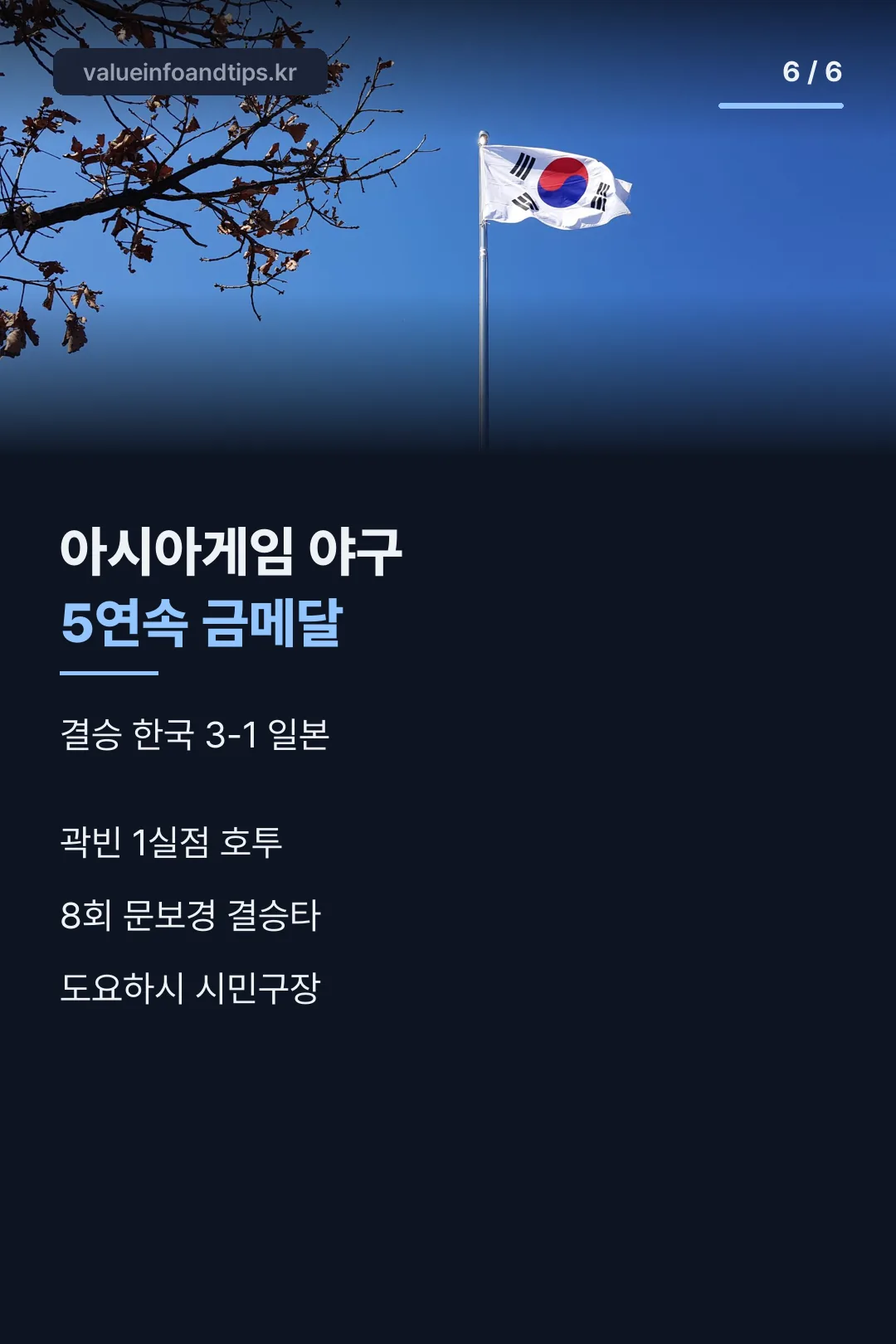 결승 결과 한눈에