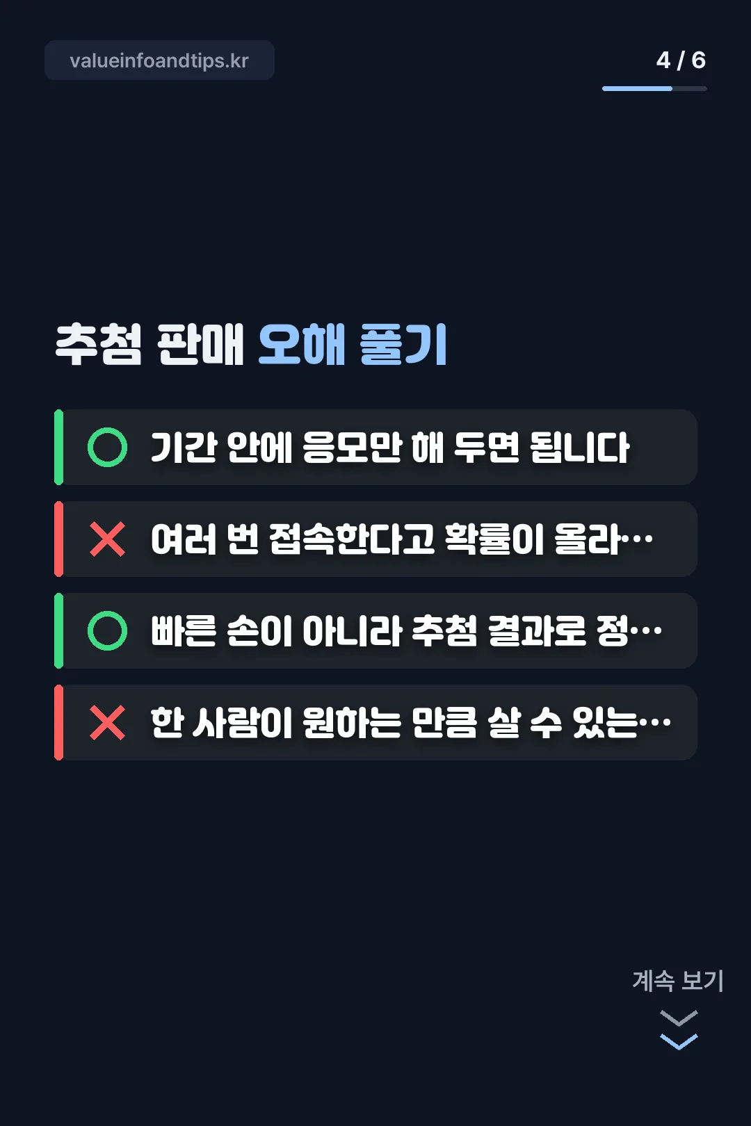 추첨 판매 방식