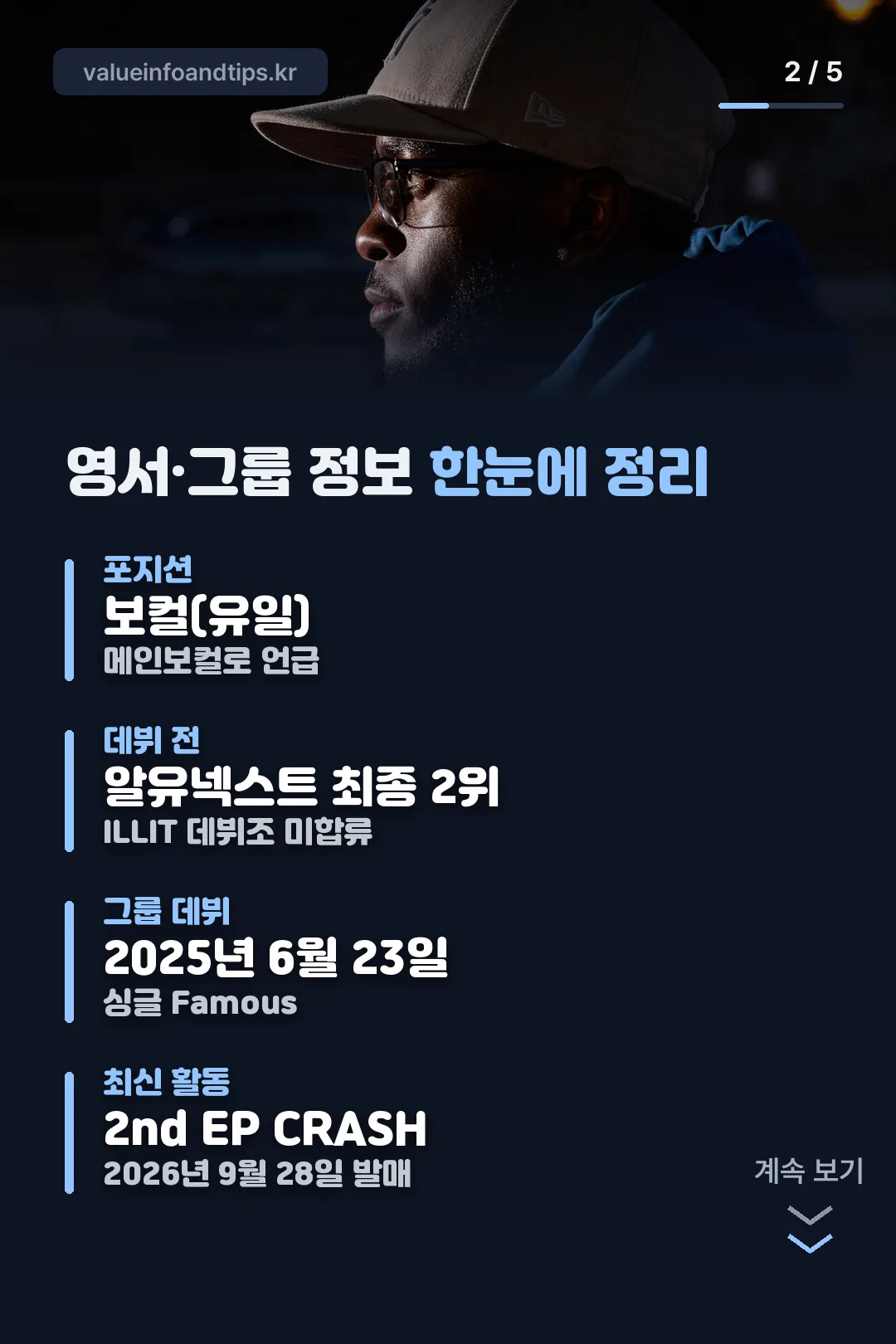 영서·그룹 정보 한눈에