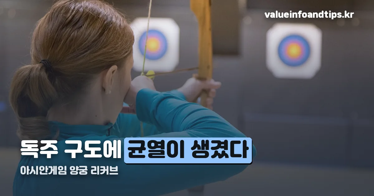 아시안게임 양궁 리커브 정리 썸네일
