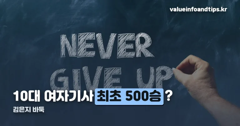 김은지 바둑 정리 썸네일