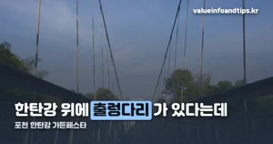 포천 한탄강 가든페스타 — 9월 12일부터 11월 1일까지, 입장료와 출렁다리 체험 정리